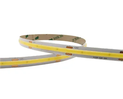 Cuttale COB Strip Flex 24V/12V 528chips/m CRI>90 Možnost zatemnitve